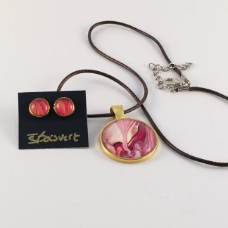 Ensemble #18 - Collier et boucles d'oreilles