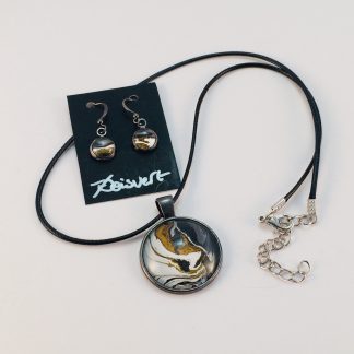 Ensemble #2 - Collier et boucles d'oreilles