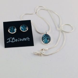 Ensemble #28 - Collier et boucles d'oreilles