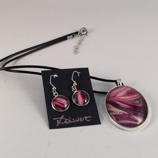 Ensemble #44 - Collier et boucles d'oreilles