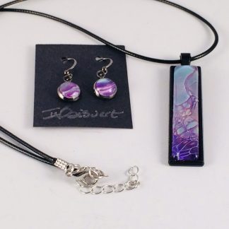 Ensemble #55 - Collier et boucles d'oreilles