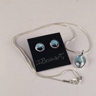Ensemble #61 - Collier et boucles d'oreilles