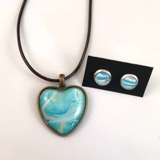 Ensemble # 11 - Collier et boucles d'oreilles