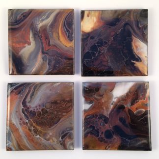 Ensemble de 4 sous-verres - #24