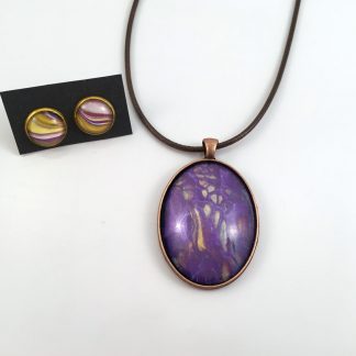 Ensemble # 33 - Collier et boucles d'oreilles