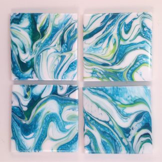 Ensemble de 4 sous-verres - #13