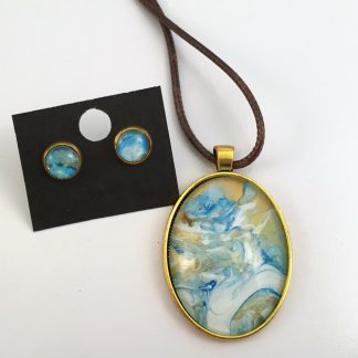 Ensemble # 53 - Collier et boucles d'oreilles