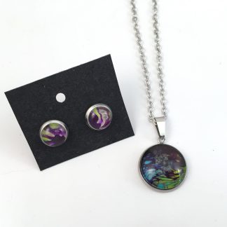 Ensemble collier et boucles d’oreilles # 4