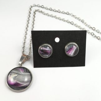 Ensemble collier et boucles d'oreilles # 3