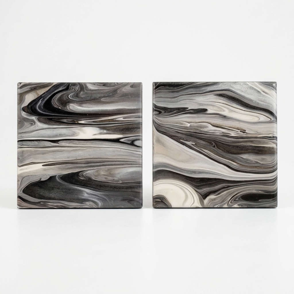 Sous-verres – Duo 3, accessoire décoratif fait main par Isabelle Boisvert