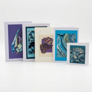 Ensemble de 5 cartes de souhaits #2