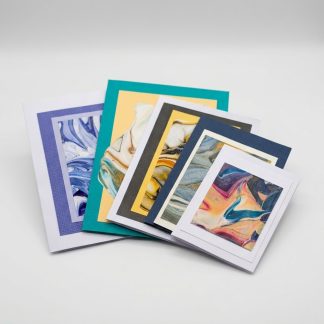 Ensemble de 5 cartes de souhaits #1
