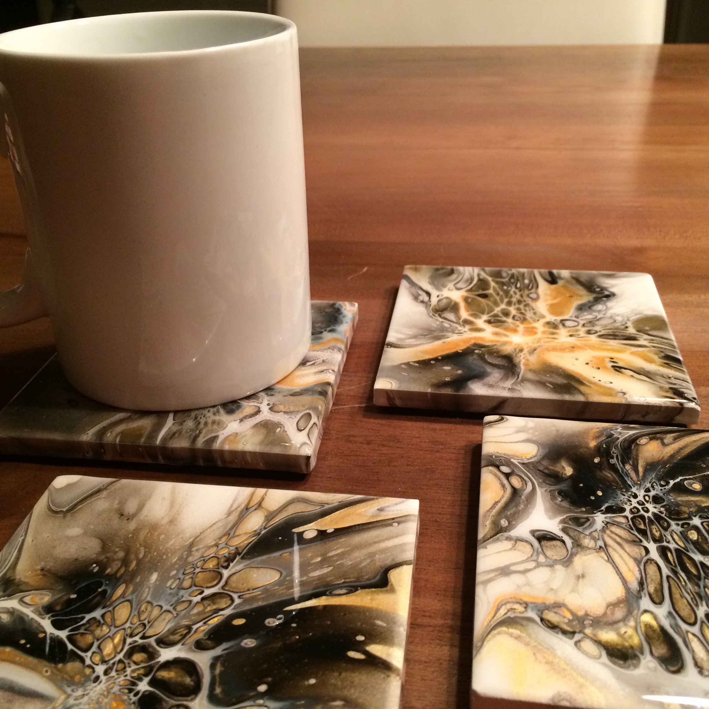 Ensemble de 4 sous-verres #1 – Image 3