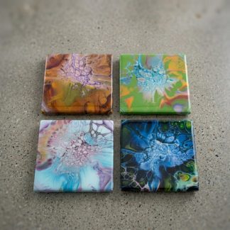 Ensemble de 4 sous-verres #8