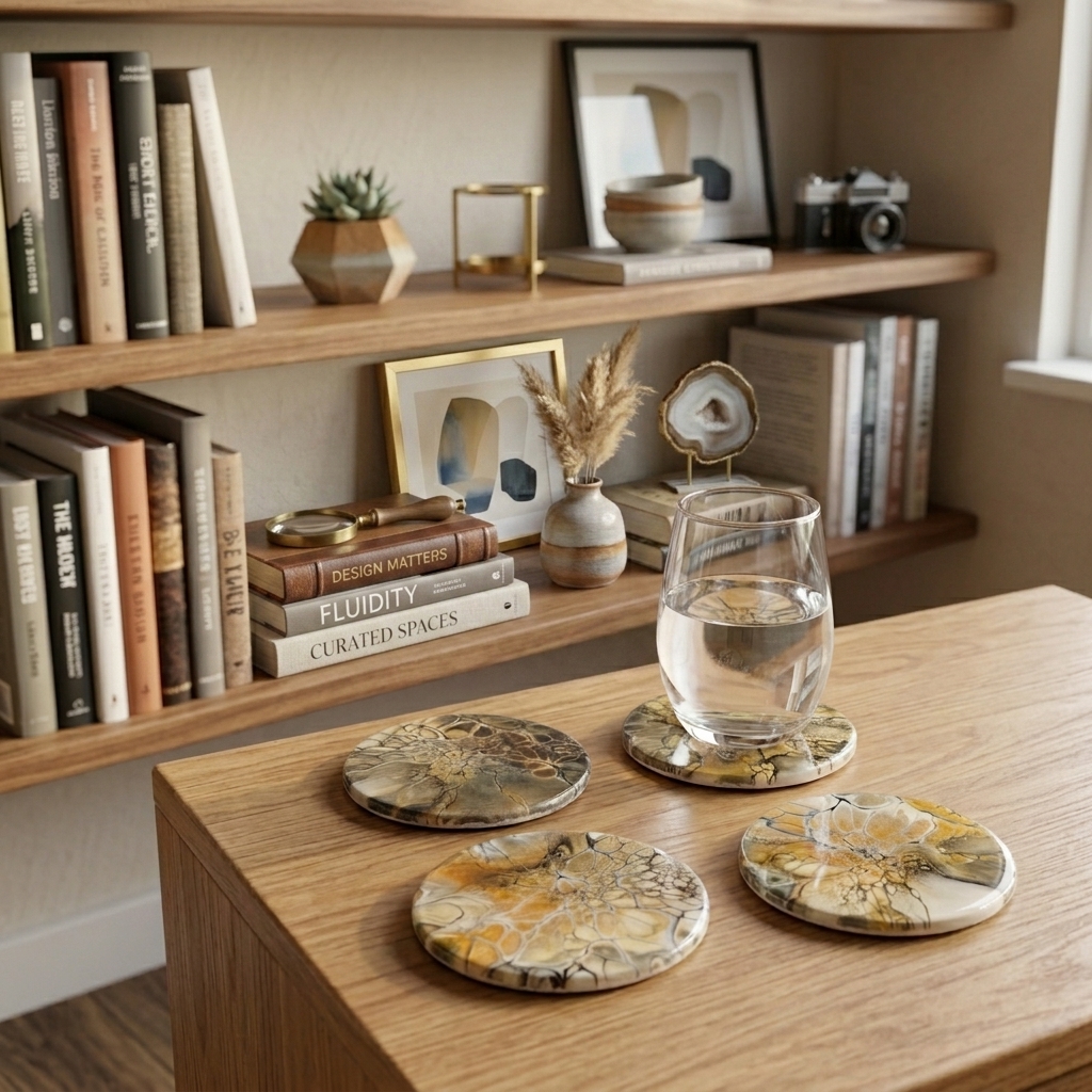 Ensemble de 4 sous-verres #5 – Image 2