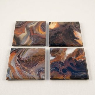 Ensemble de 4 sous-verres #24