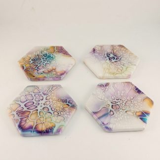 Ensemble de 4 sous-verres #6