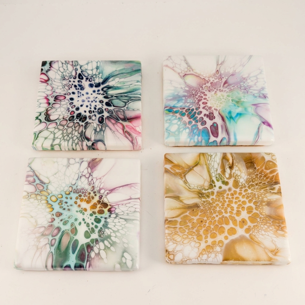 Ensemble de 4 sous-verres #12