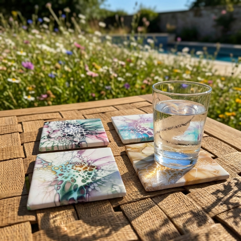 Ensemble de 4 sous-verres #12 – Image 2