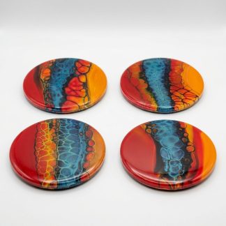 Ensemble de 4 sous-verres #18