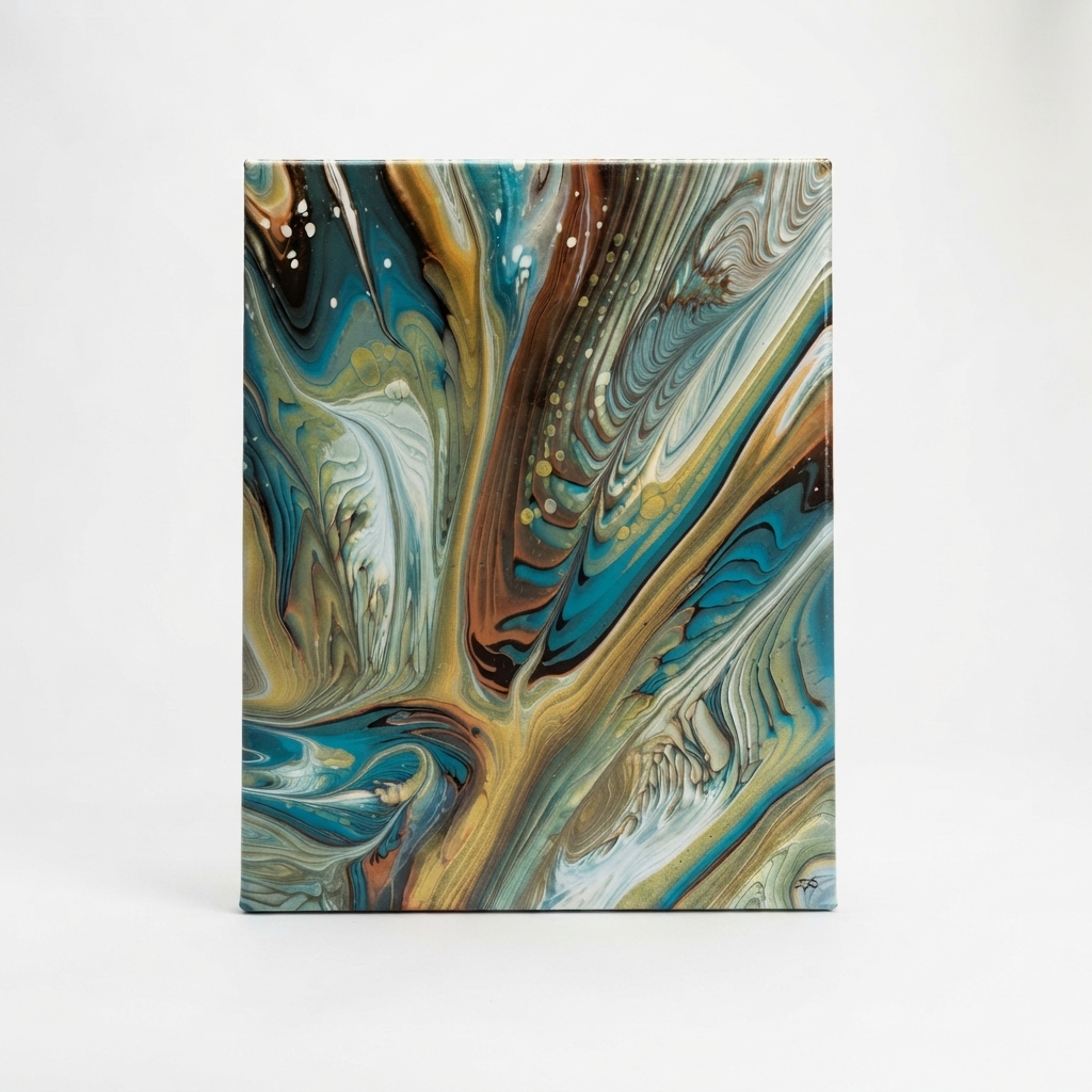 Turquoise, œuvre originale d'Isabelle Boisvert
