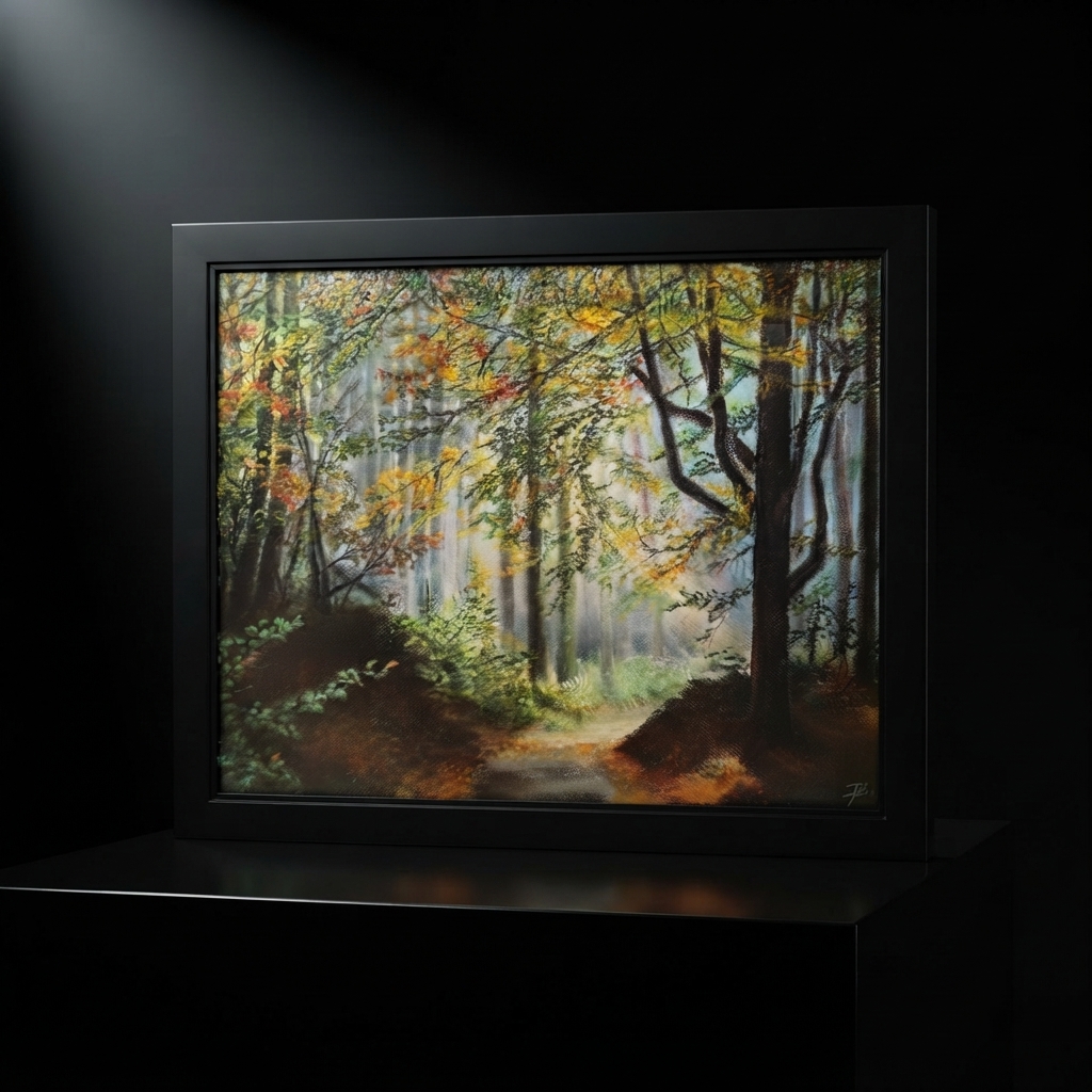 La douce arrivée de l'automne, œuvre originale d'Isabelle Boisvert — autre vue