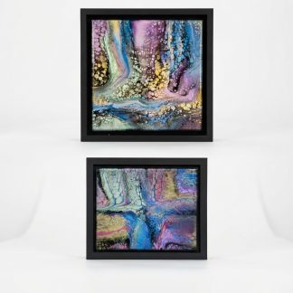 Parmi les Étoiles - Diptyque, œuvre originale d'Isabelle Boisvert