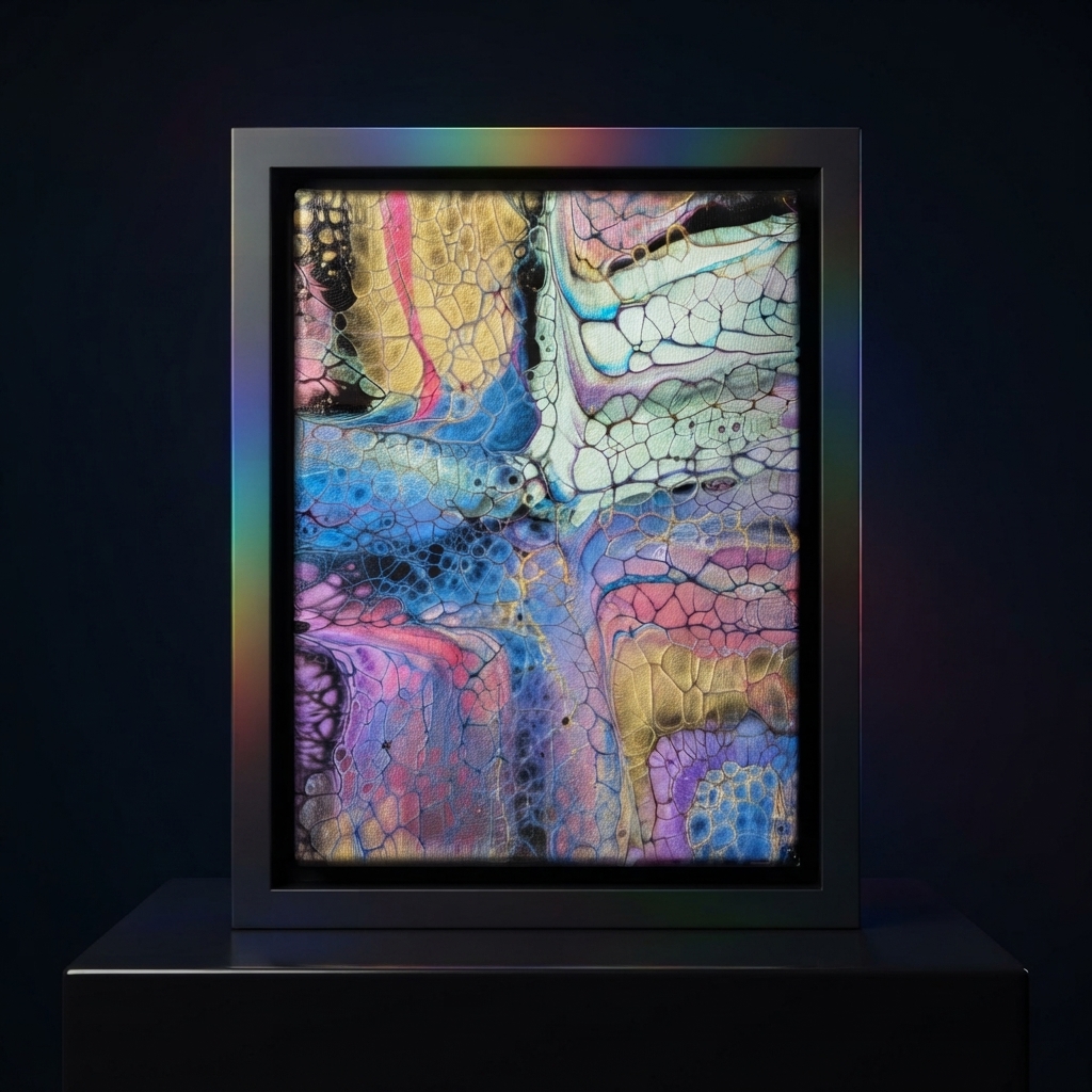 Parmi les Étoiles - Diptyque, œuvre originale d'Isabelle Boisvert — autre vue