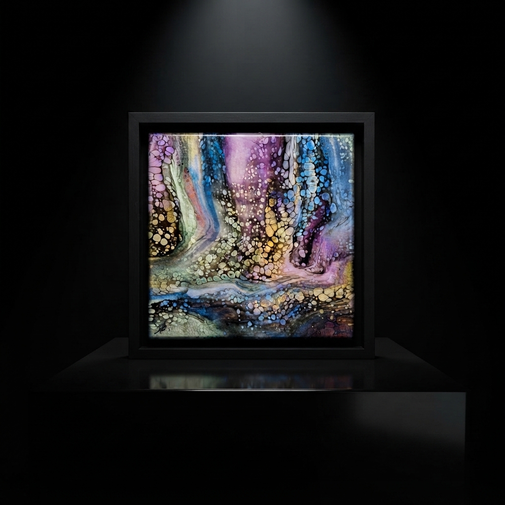 Parmi les Étoiles - Diptyque, œuvre originale d'Isabelle Boisvert — autre vue