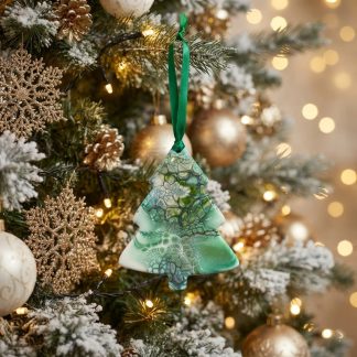 Ornement #11, décoration de Noël faite à la main par Isabelle Boisvert