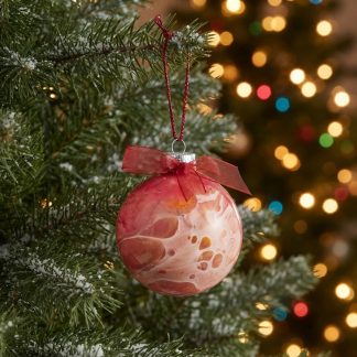 Boule de Noël #112, création faite à la main par Isabelle Boisvert