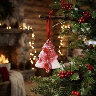 Ornement #13, décoration de Noël faite à la main par Isabelle Boisvert