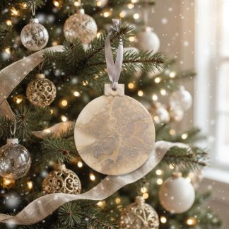 Ornement #14, décoration de Noël faite à la main par Isabelle Boisvert