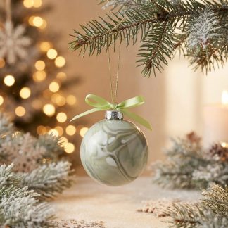 Boule de Noël #142, création faite à la main par Isabelle Boisvert