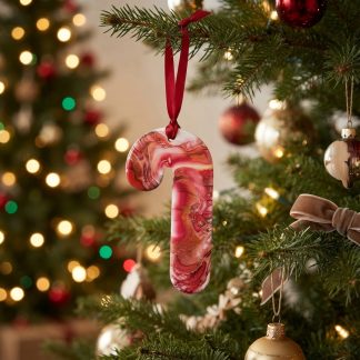 Ornement #15, décoration de Noël faite à la main par Isabelle Boisvert