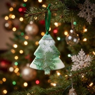 Ornement #16, décoration de Noël faite à la main par Isabelle Boisvert
