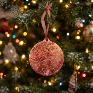Ornement #19, décoration de Noël faite à la main par Isabelle Boisvert
