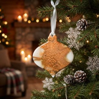 Ornement #20, décoration de Noël faite à la main par Isabelle Boisvert