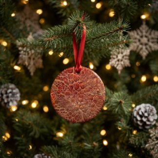 Ornement #23, décoration de Noël faite à la main par Isabelle Boisvert