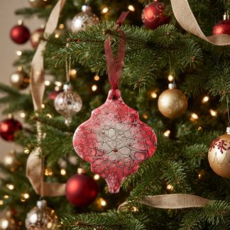 Ornement #24, décoration de Noël faite à la main par Isabelle Boisvert