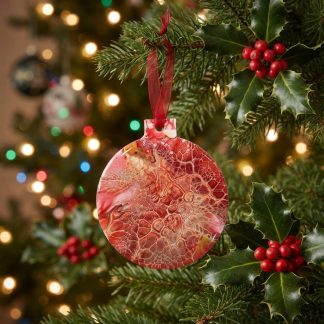 Ornement #27, décoration de Noël faite à la main par Isabelle Boisvert