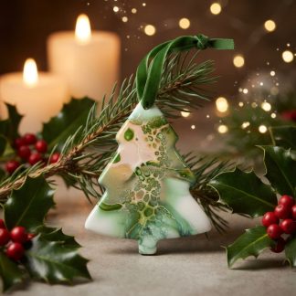 Ornement #28, décoration de Noël faite à la main par Isabelle Boisvert