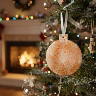Ornement #3, décoration de Noël faite à la main par Isabelle Boisvert