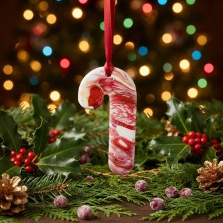 Ornement #31, décoration de Noël faite à la main par Isabelle Boisvert