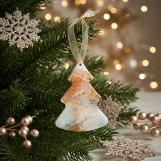 Ornement #32, décoration de Noël faite à la main par Isabelle Boisvert