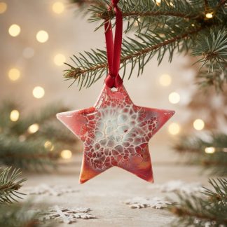 Ornement #37, décoration de Noël faite à la main par Isabelle Boisvert