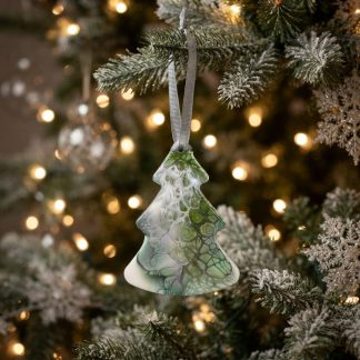 Ornement #38, décoration de Noël faite à la main par Isabelle Boisvert