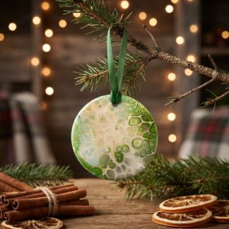 Ornement #39, décoration de Noël faite à la main par Isabelle Boisvert