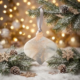 Ornement #40, décoration de Noël faite à la main par Isabelle Boisvert