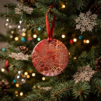 Ornement #41, décoration de Noël faite à la main par Isabelle Boisvert